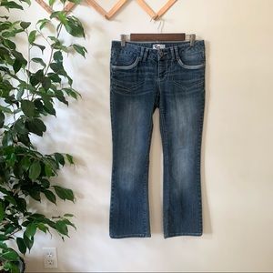 Vintage Y2K 2000’s SO low rise flare jeans, 30”